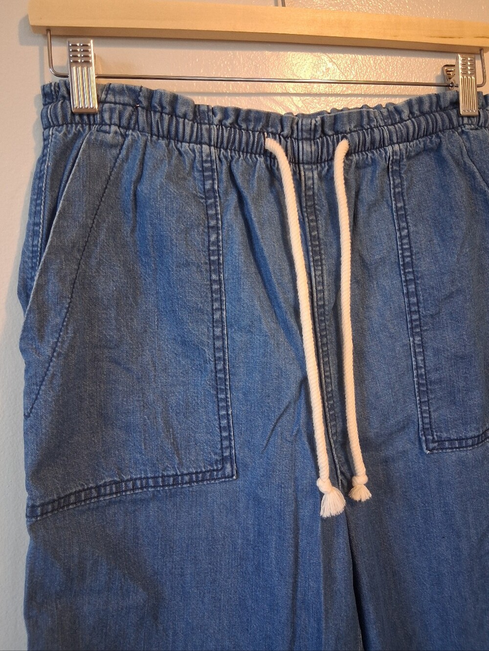 Old Navy Blue Pants Jeans Cotton - Picture 2 of 6